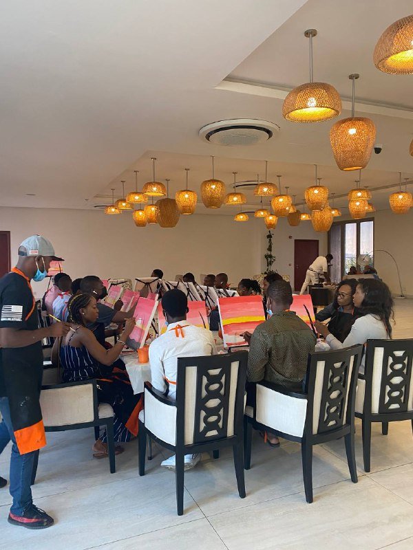 Sip & Paint in Lagos for Team Building